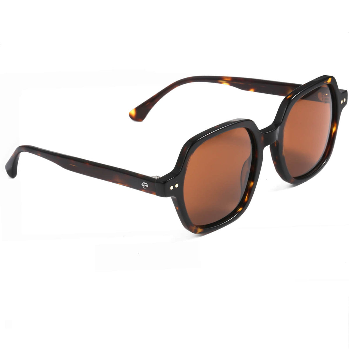 Canarias geometric polarized sunglasses, bio-acetate frame · ReFramed, photo 12 of 30