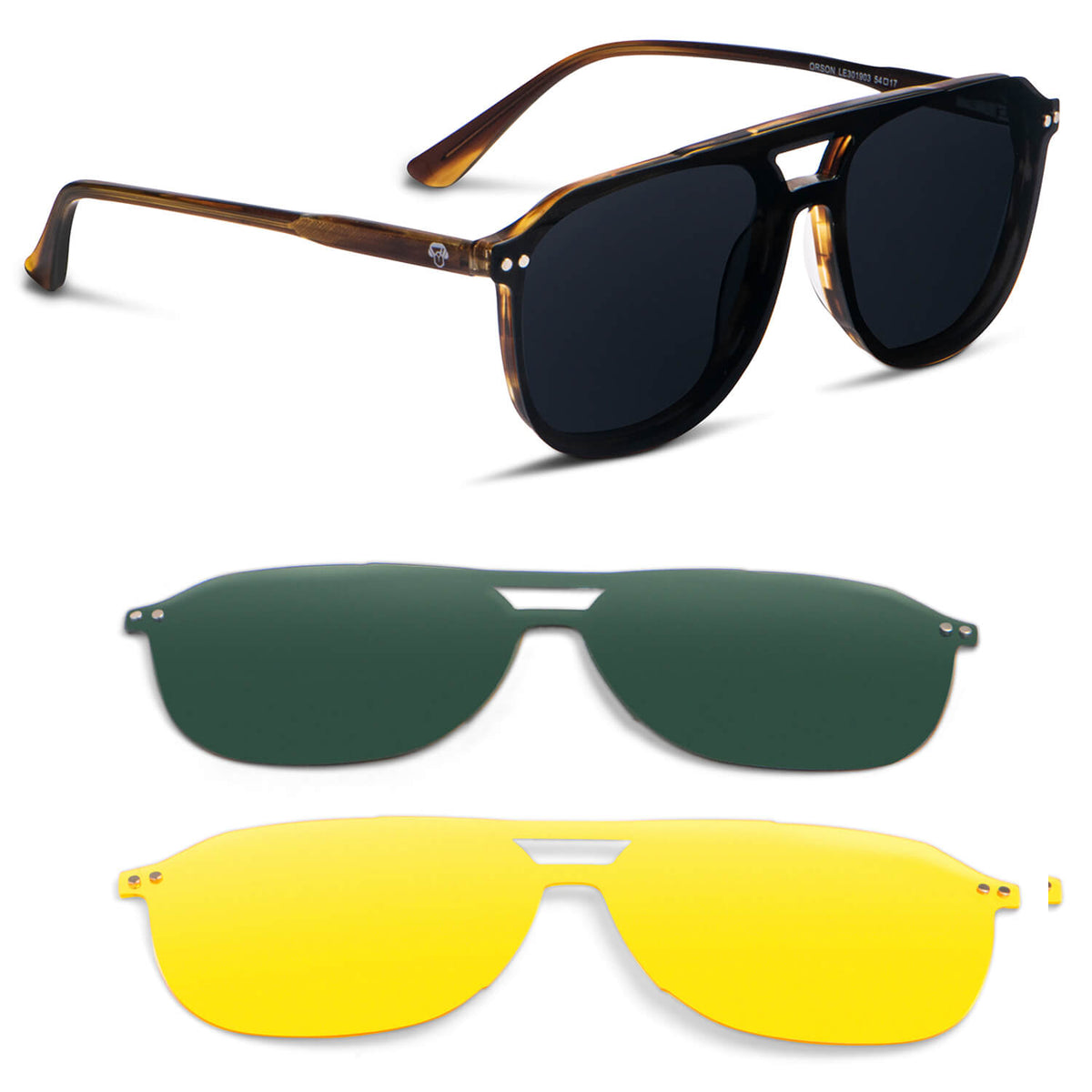 Orson Clip aviator bio-acetate reading glasses, tortoise frame · ReFramed, photo 11 of 23