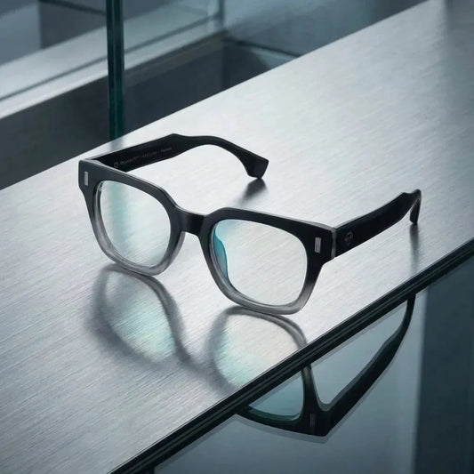 Osorno RPET rectangle eyeglass frames in recycled plastic, unisex · ReFramed, photo 1 of 30