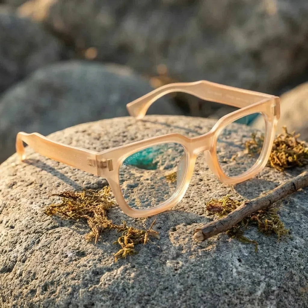 Osorno RPET Rectangle Eyeglass Frames in Recycled Plastic