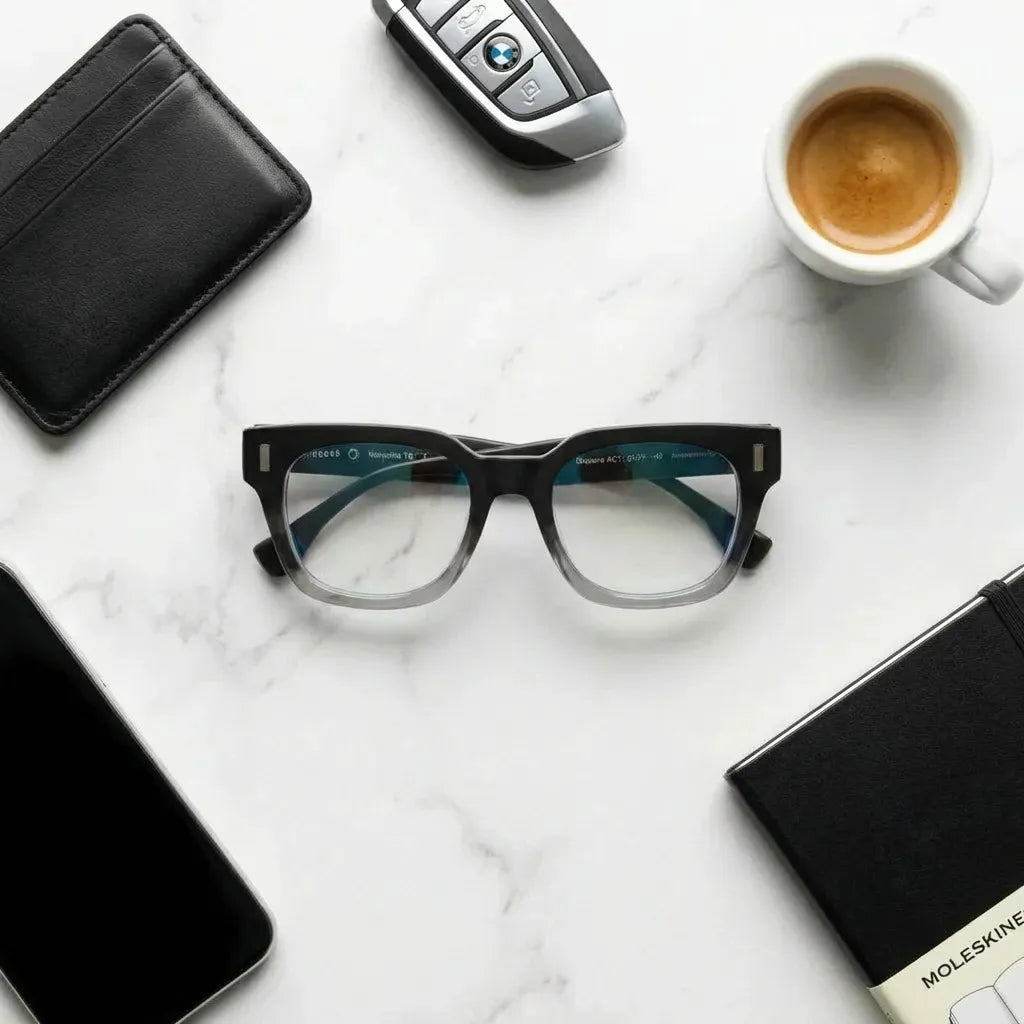 Osorno RPET Rectangle Eyeglass Frames in Recycled Plastic