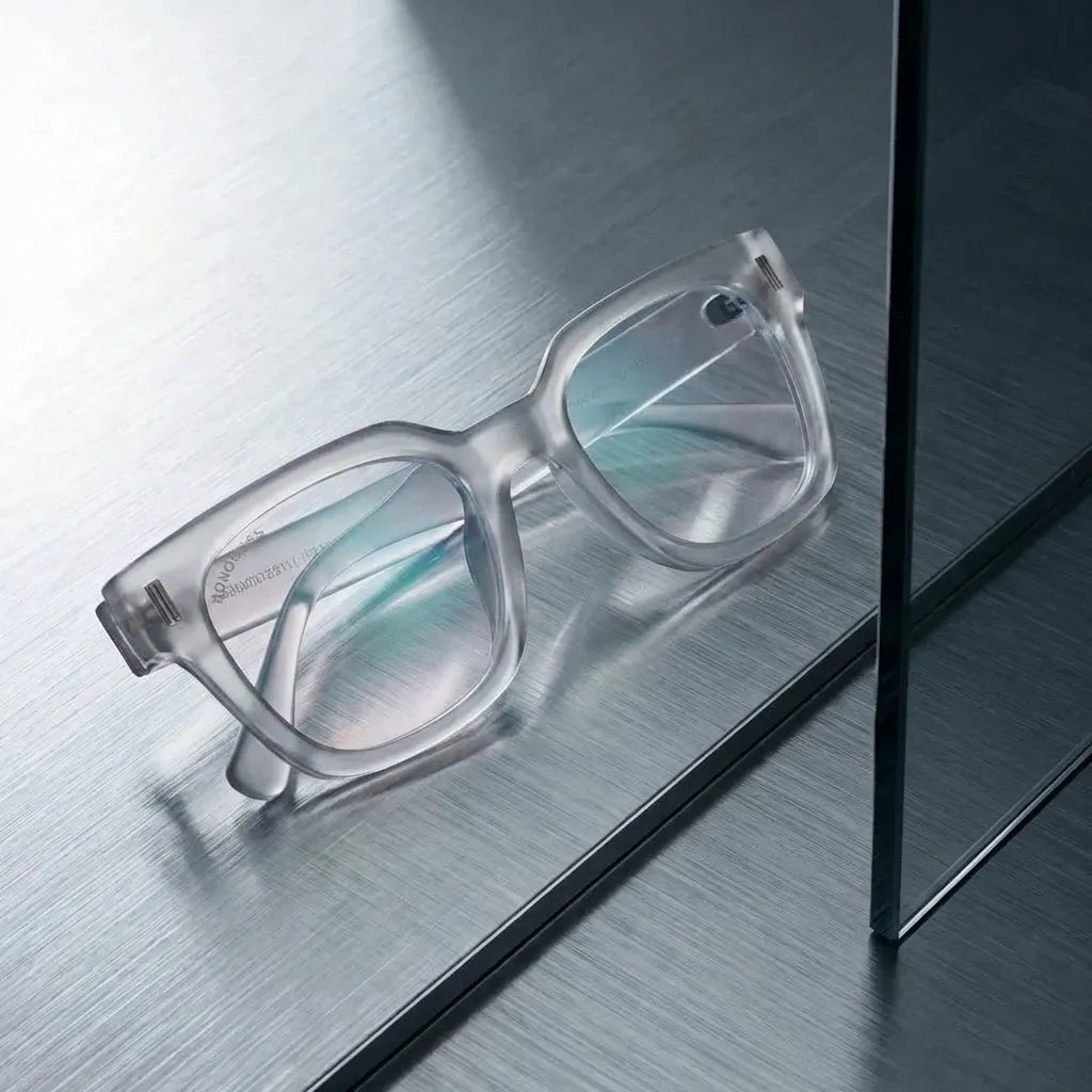 Osorno RPET rectangle eyeglass frames in recycled plastic, unisex · ReFramed, photo 30 of 30