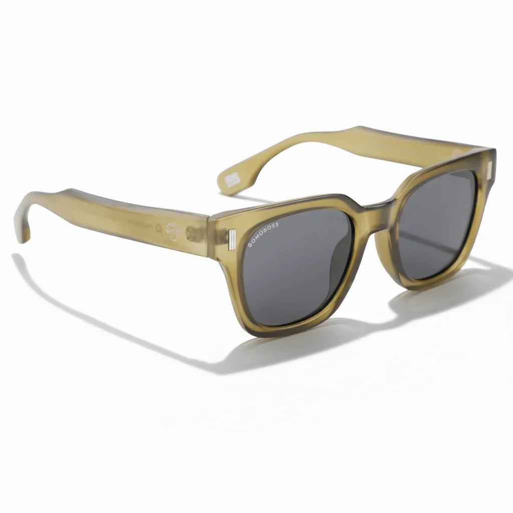 Osorno RPET Rectangular Polarized Sunglasses in Recycled Plastic