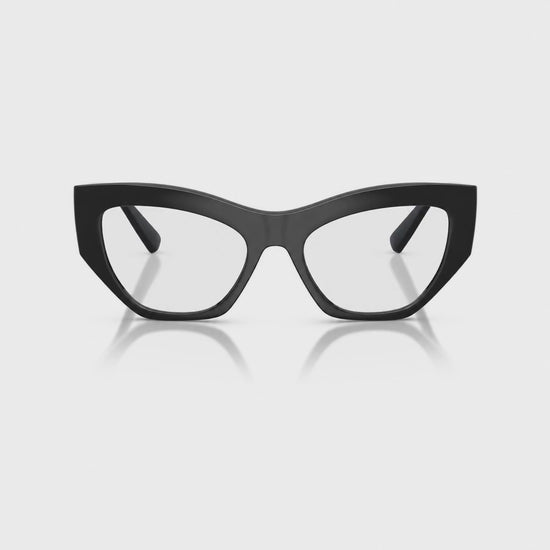 Vogue VO5607S photochromic brown replacement lenses, front video of the lenses darkening from clear to brown · ReFramed