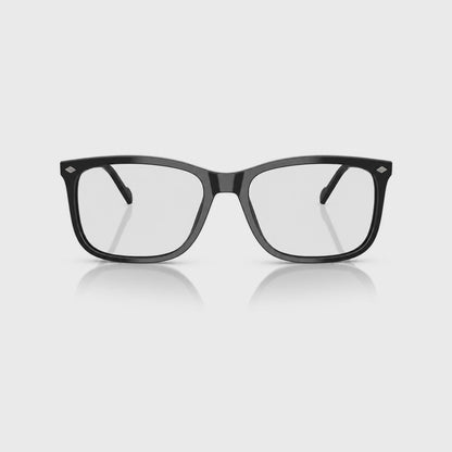 Vogue VO5618S photochromic gray replacement lenses, front video of the lenses darkening from clear to gray · ReFramed