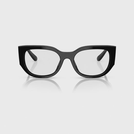Vogue VO5641SU photochromic gray replacement lenses, front video of the lenses darkening from clear to gray · ReFramed