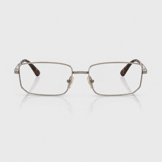 Vogue VO4352S photochromic brown replacement lenses, front video of the lenses darkening from clear to brown · ReFramed