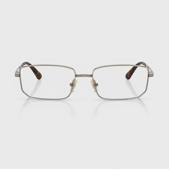 Vogue VO4352S photochromic gray replacement lenses, front video of the lenses darkening from clear to gray · ReFramed