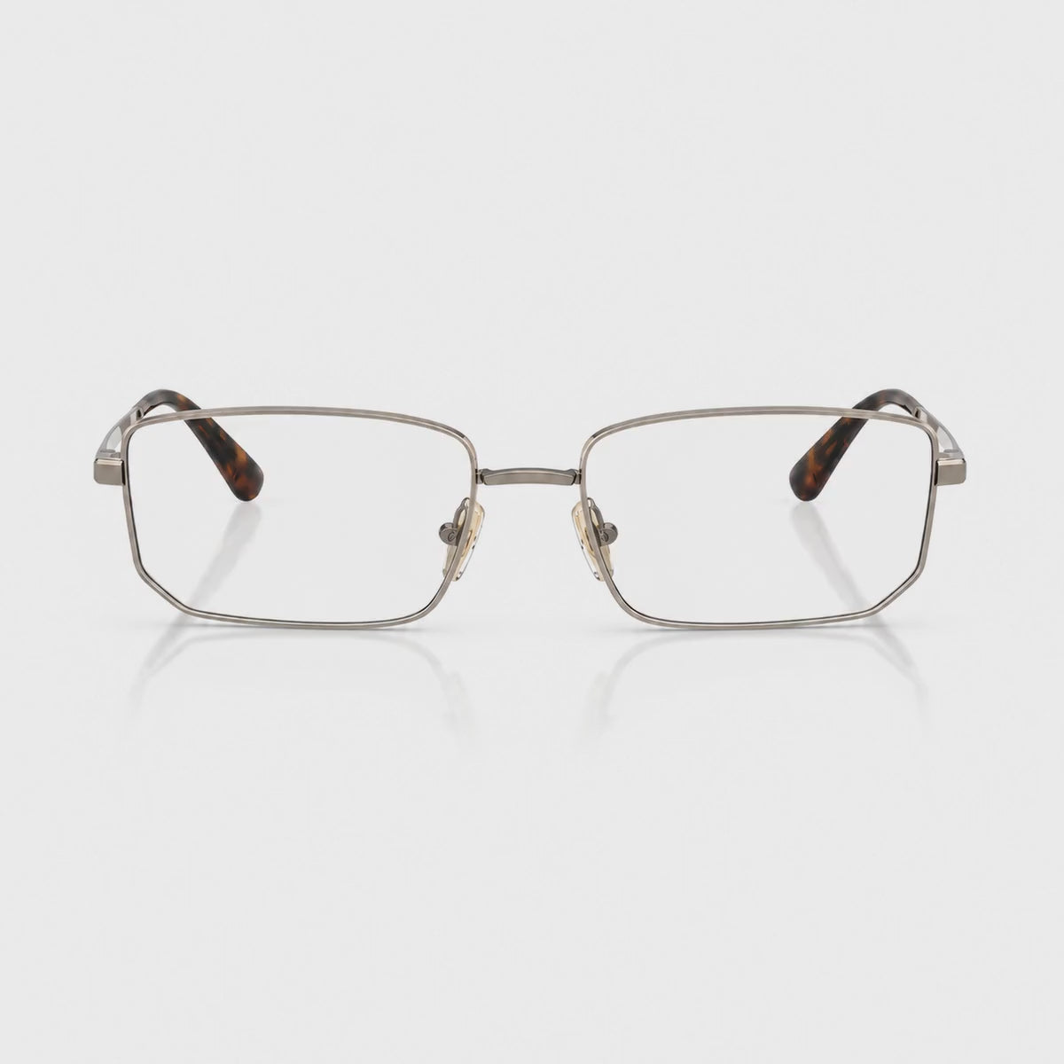 Vogue VO4352S photochromic gray replacement lenses, front video of the lenses darkening from clear to gray · ReFramed