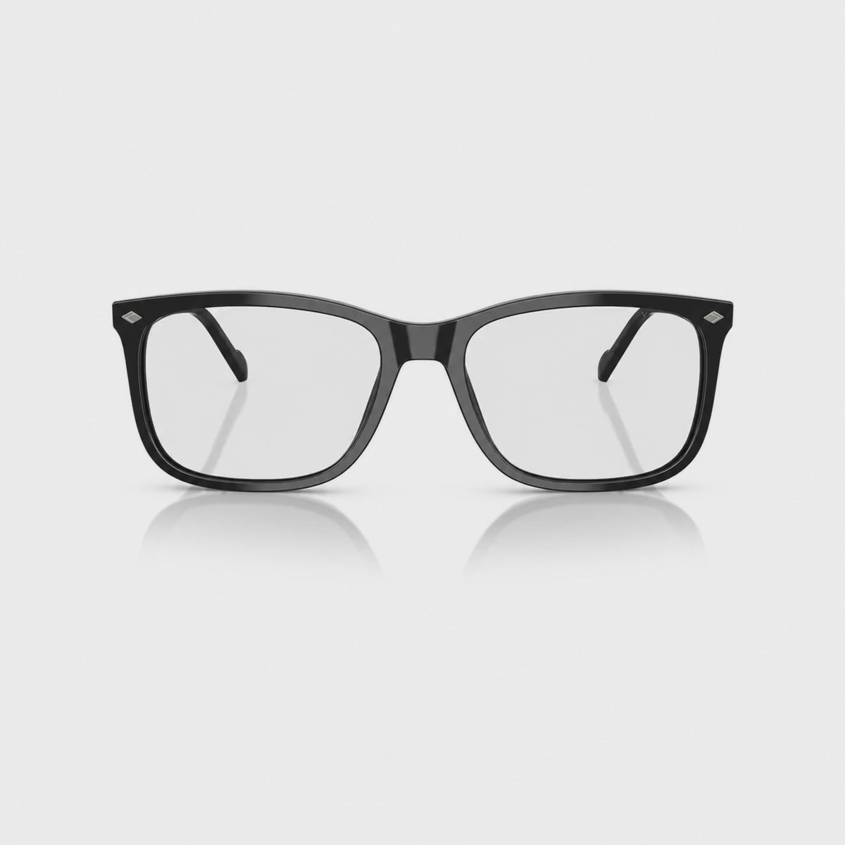 Vogue VO5618S photochromic brown replacement lenses, front video of the lenses darkening from clear to brown · ReFramed