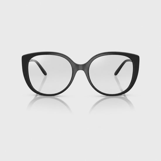 Vogue VO5623S photochromic gray replacement lenses, front video of the lenses darkening from clear to gray · ReFramed