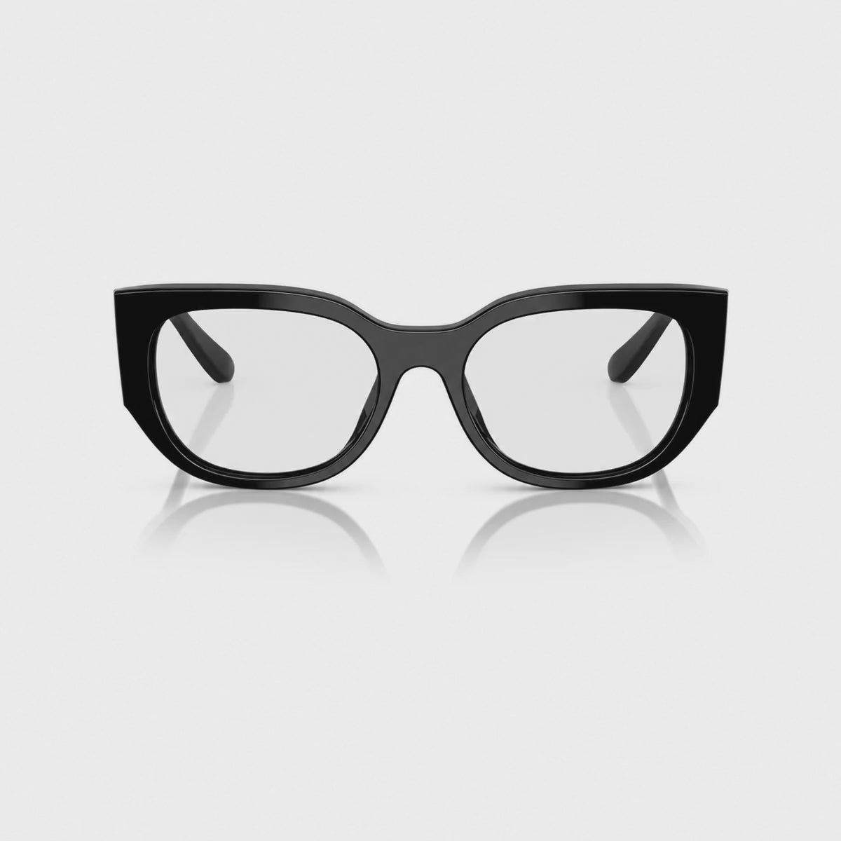 Vogue VO5641SU photochromic brown replacement lenses, front video of the lenses darkening from clear to brown · ReFramed
