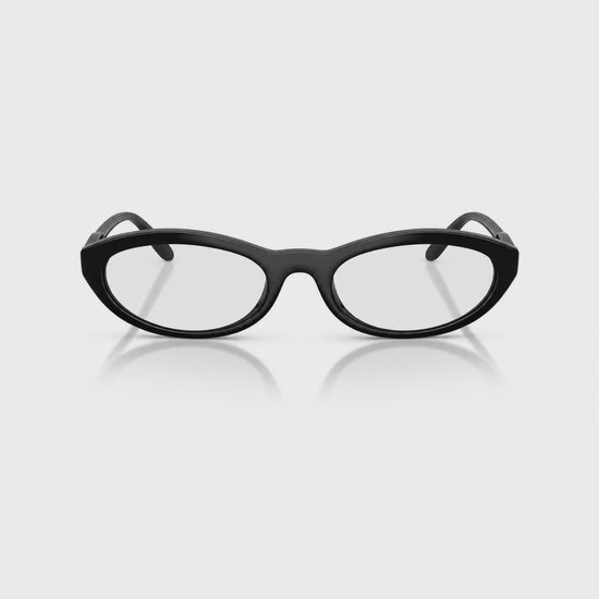 Vogue VO5697SU photochromic brown replacement lenses, front video of the lenses darkening from clear to brown · ReFramed