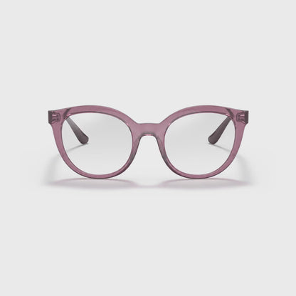 Vogue VO5427S photochromic gray replacement lenses, front video of the lenses darkening from clear to gray · ReFramed