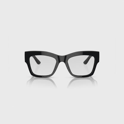 Vogue VO5524S photochromic gray replacement lenses, front video of the lenses darkening from clear to gray · ReFramed