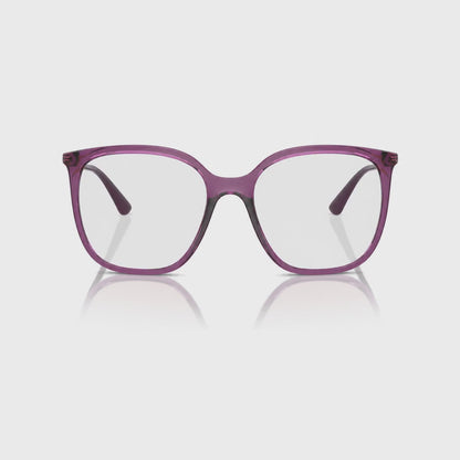 Vogue VO5564S photochromic brown replacement lenses, front video of the lenses darkening from clear to brown · ReFramed