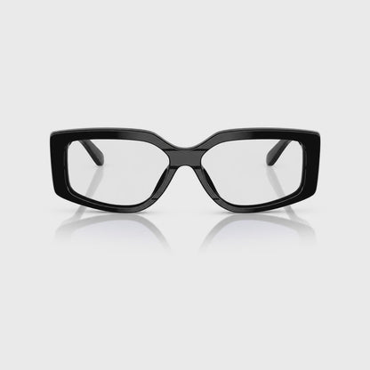 Vogue VO5642SU photochromic gray replacement lenses, front video of the lenses darkening from clear to gray · ReFramed