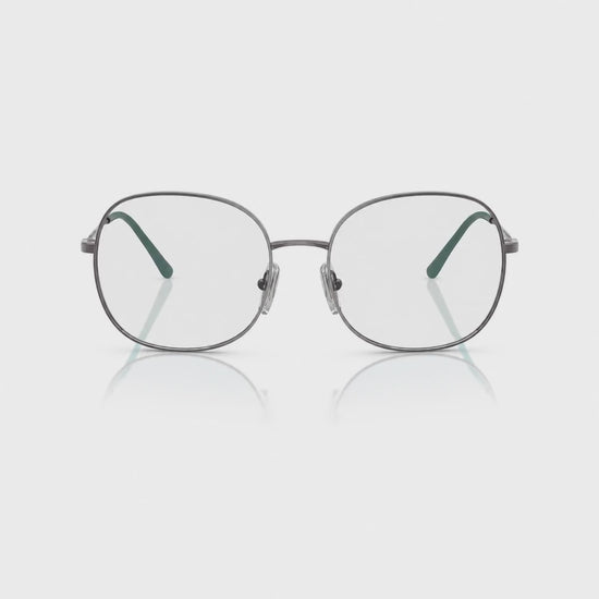 Vogue VO4272S photochromic gray replacement lenses, front video of the lenses darkening from clear to gray · ReFramed