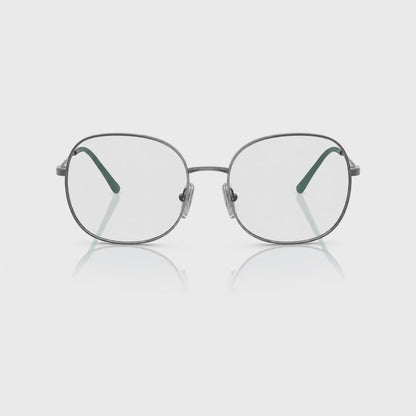 Vogue VO4272S photochromic gray replacement lenses, front video of the lenses darkening from clear to gray · ReFramed