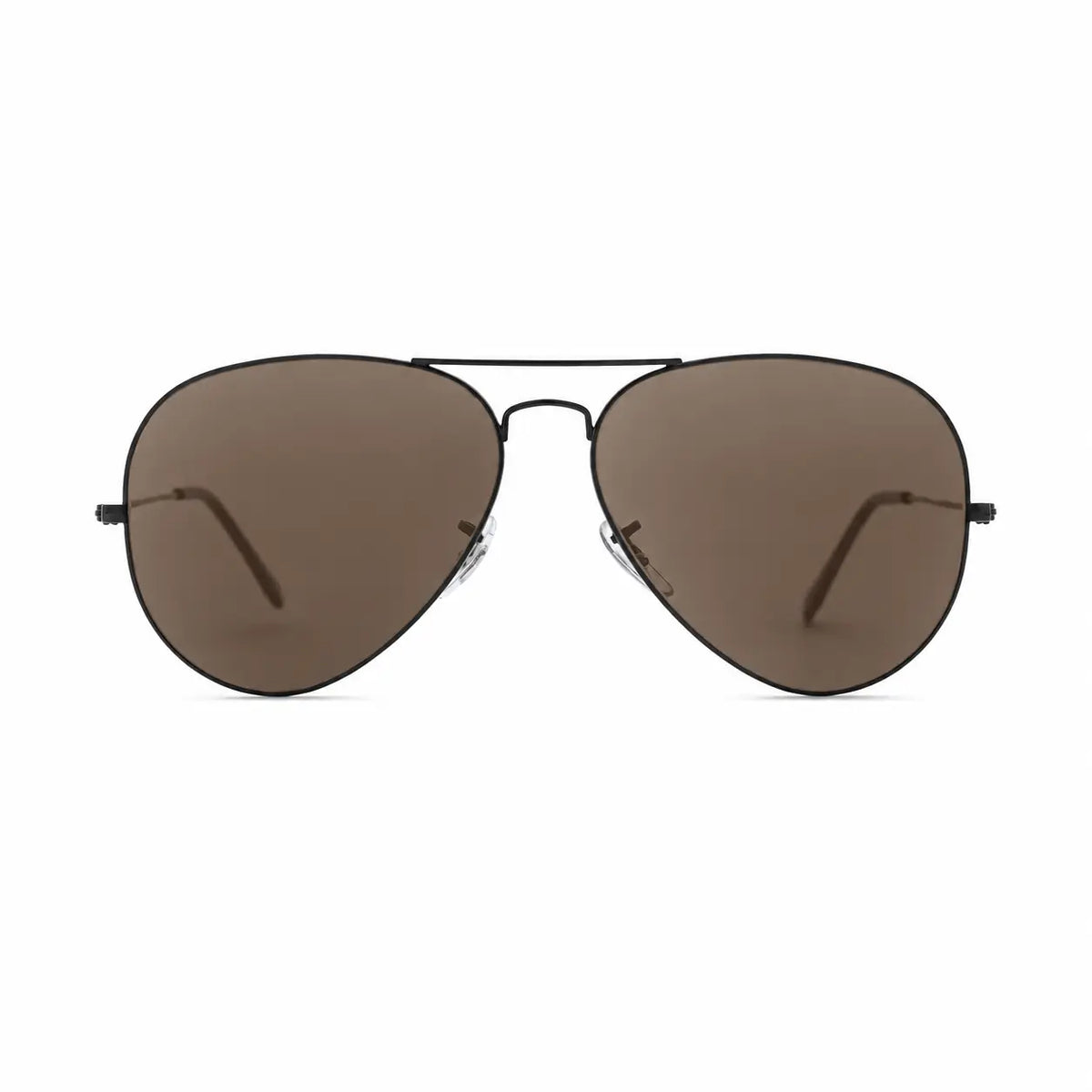Ray-Ban Aviator Large Metal II RB3026 replacement lenses in photochromic brown, front view with lenses · ReFramed