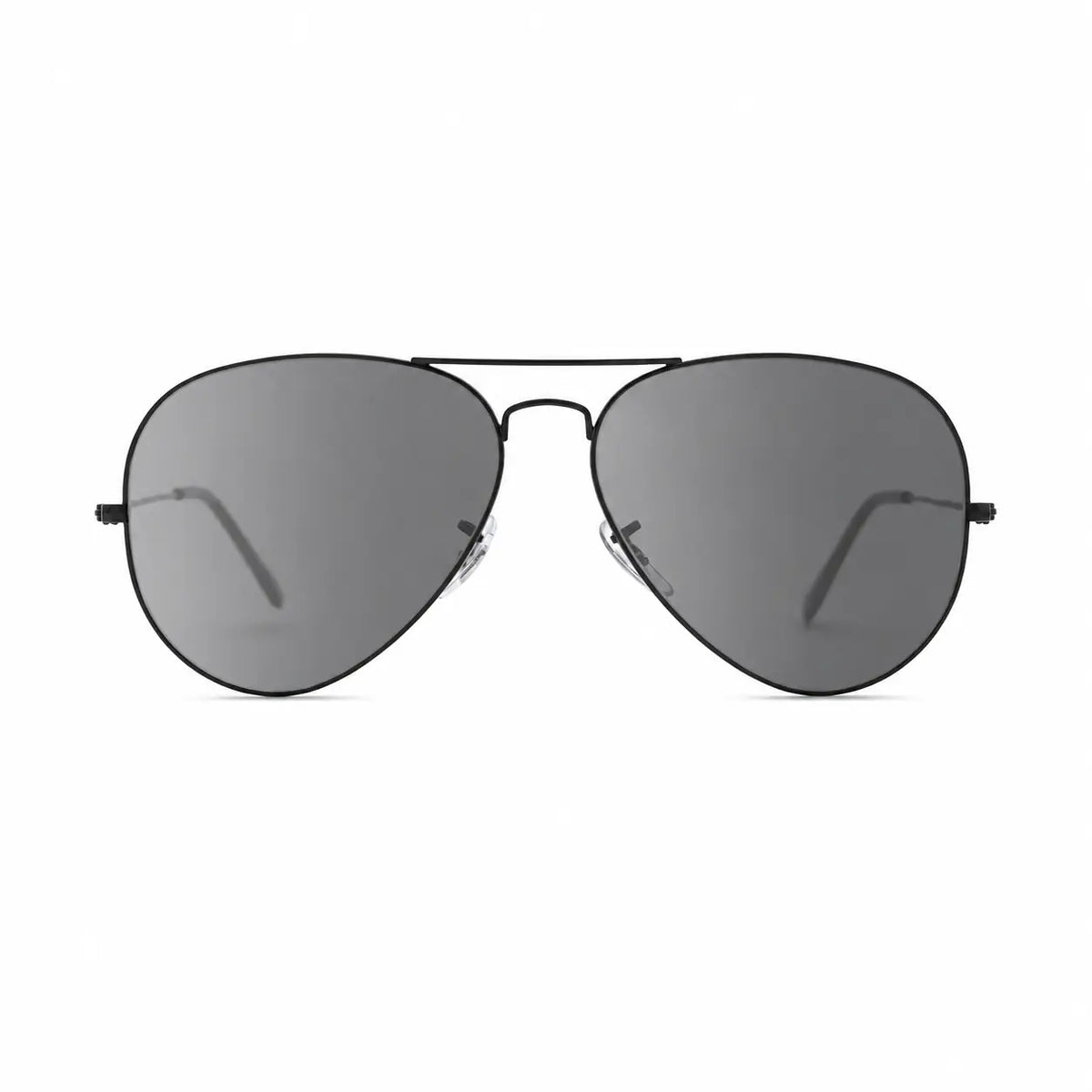 Ray-Ban Aviator Large Metal II RB3026 replacement lenses in photochromic gray, front view with lenses · ReFramed