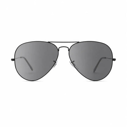 Ray-Ban Aviator Large Metal II RB3026 replacement lenses in photochromic gray, front view with lenses · ReFramed