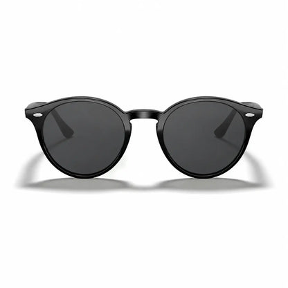 Ray-Ban RB2180 replacement lenses in gray, front view of the frame fitted with the new lenses · ReFramed