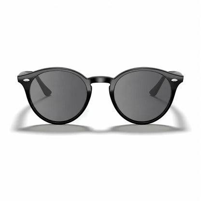 Ray-Ban RB2180 replacement lenses in photochromic gray, front view of the frame fitted with the new lenses · ReFramed