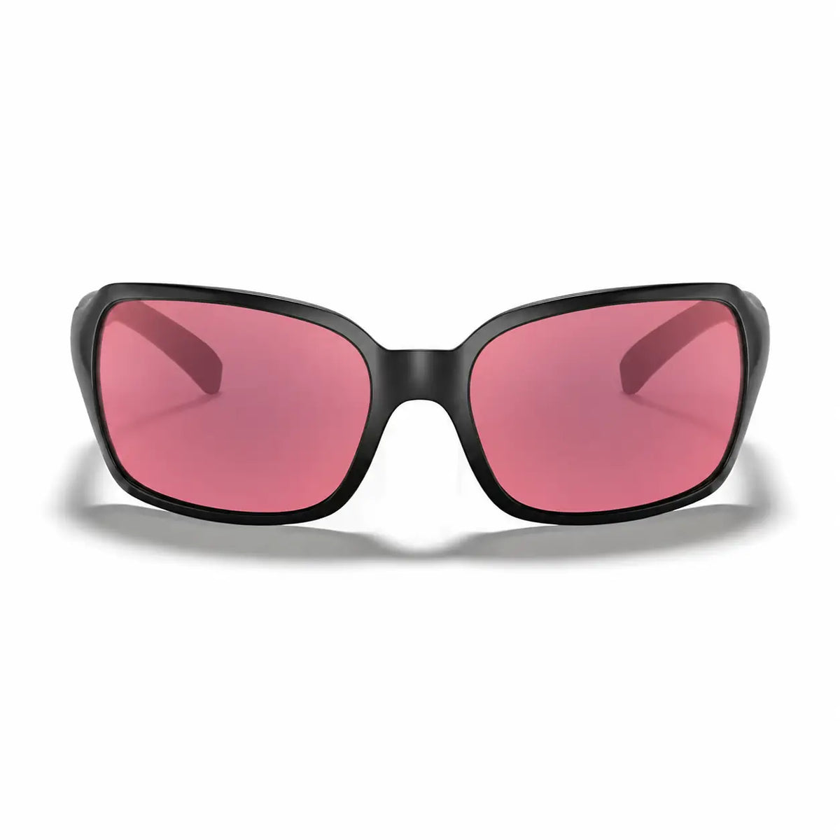 Ray-Ban RB4068 replacement lenses in pink, front view of the frame fitted with the new lenses · ReFramed