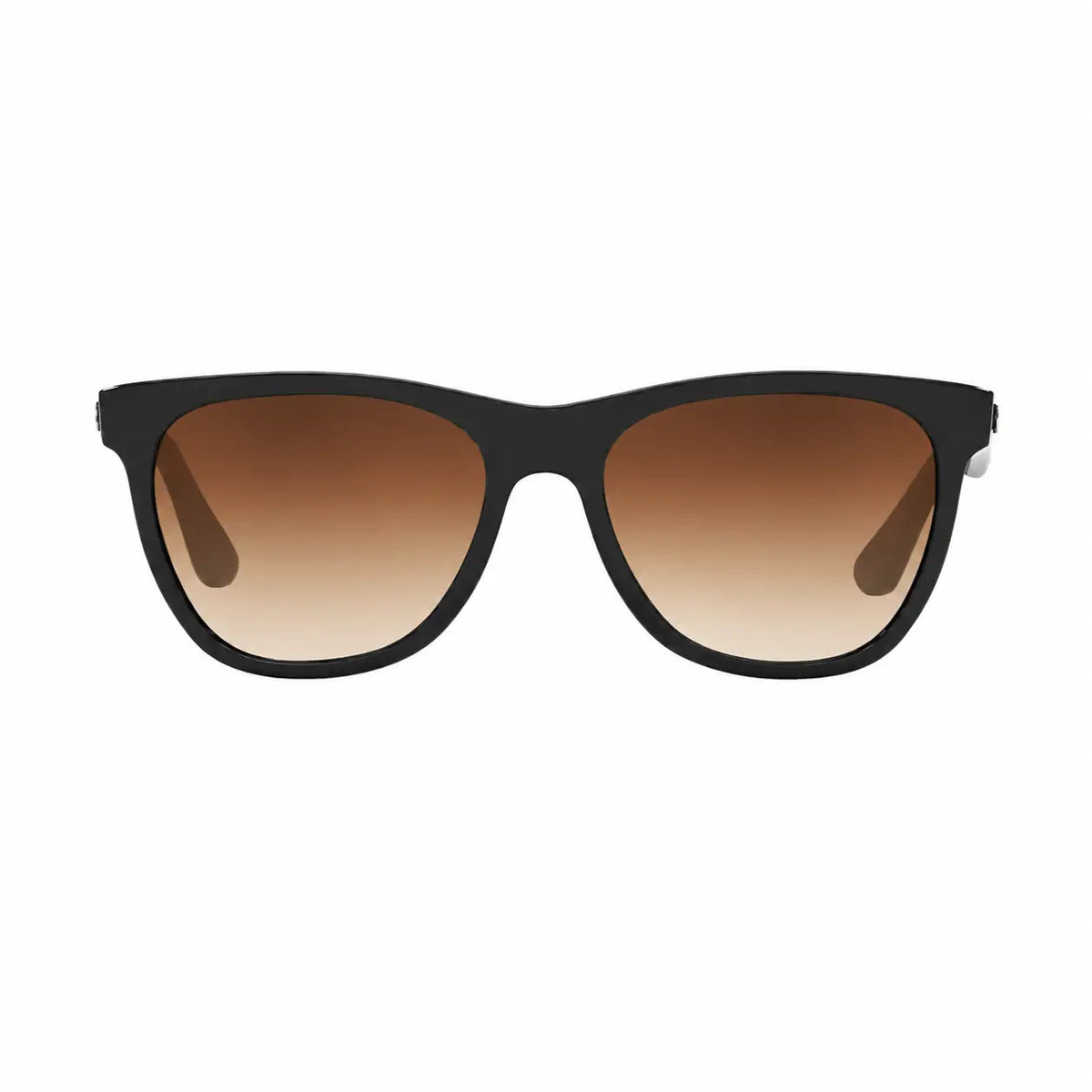 Ray-Ban RB4184 replacement lenses in gradient brown, front view of the frame fitted with the new lenses · ReFramed