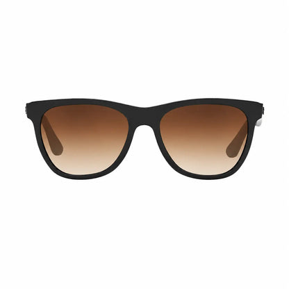 Ray-Ban RB4184 replacement lenses in gradient brown, front view of the frame fitted with the new lenses · ReFramed