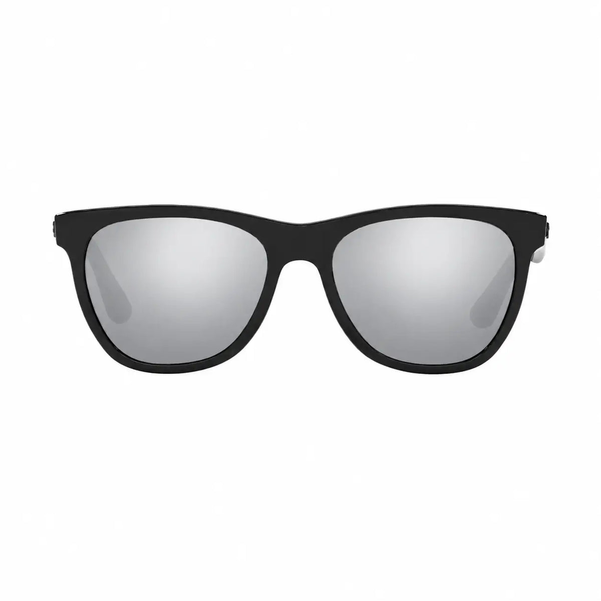 Ray-Ban RB4184 replacement lenses in mirrored silver, front view of the frame fitted with the new lenses · ReFramed