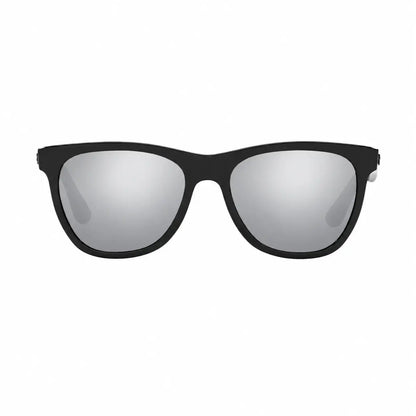 Ray-Ban RB4184 replacement lenses in mirrored silver, front view of the frame fitted with the new lenses · ReFramed