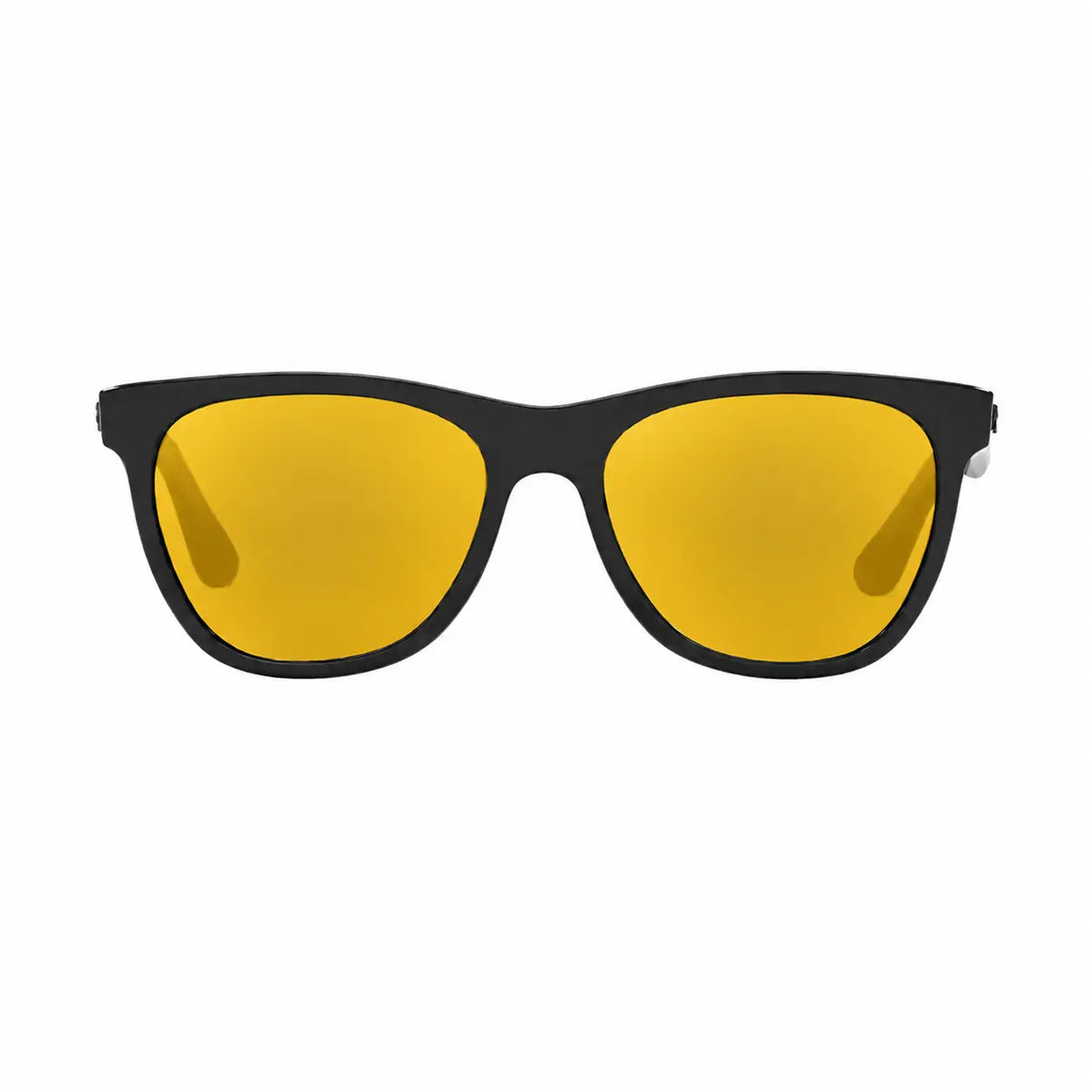 Ray-Ban RB4184 replacement lenses in yellow, front view of the frame fitted with the new lenses · ReFramed