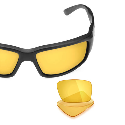 Costa Fantail replacement lenses — Yellow lens, frame with lens pair | ReFramed