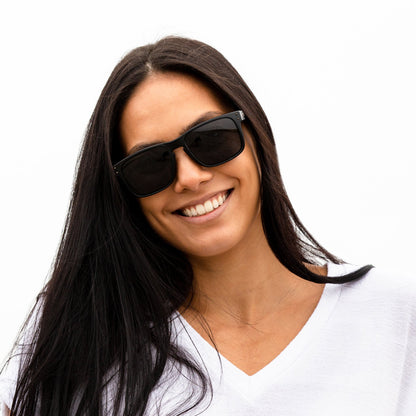 Ray-Ban Meta Wayfarer RW4008 replacement lenses — Gray polarized sunglass lens, 100% UV | ReFramed