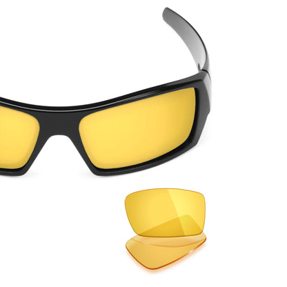Oakley Gascan OO9014 replacement lenses — Yellow lens, frame with lens pair | ReFramed