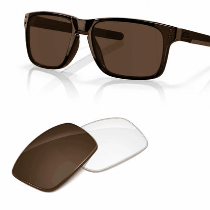 Oakley Holbrook Mix OO9384 replacement lenses — Adapt Brown Photochromic lens | ReFramed
