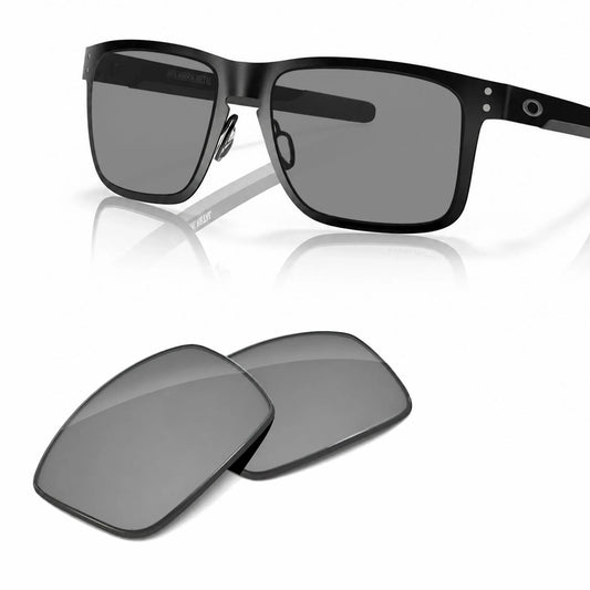 Oakley Holbrook Metal OO4123 replacement lenses in Gray — frame with lens pair | ReFramed