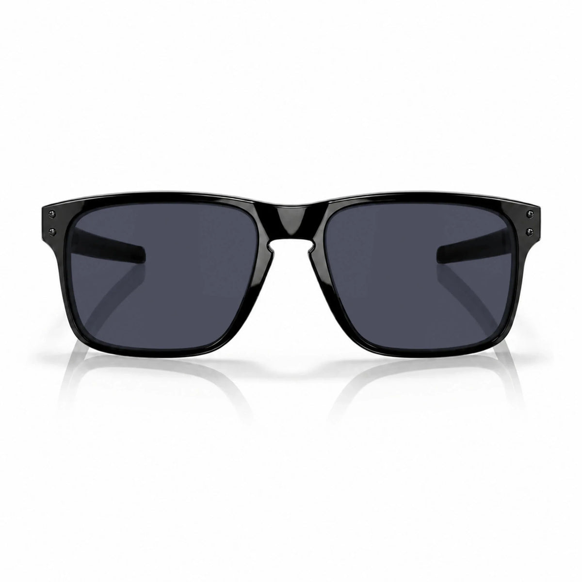 Oakley Holbrook Mix OO9384 with Adapt Gray Photochromic lenses — front view | ReFramed