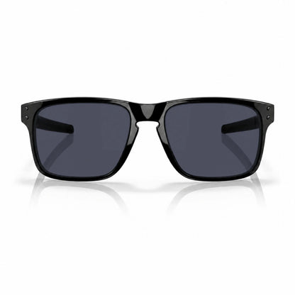 Oakley Holbrook Mix OO9384 with Adapt Gray Photochromic lenses — front view | ReFramed
