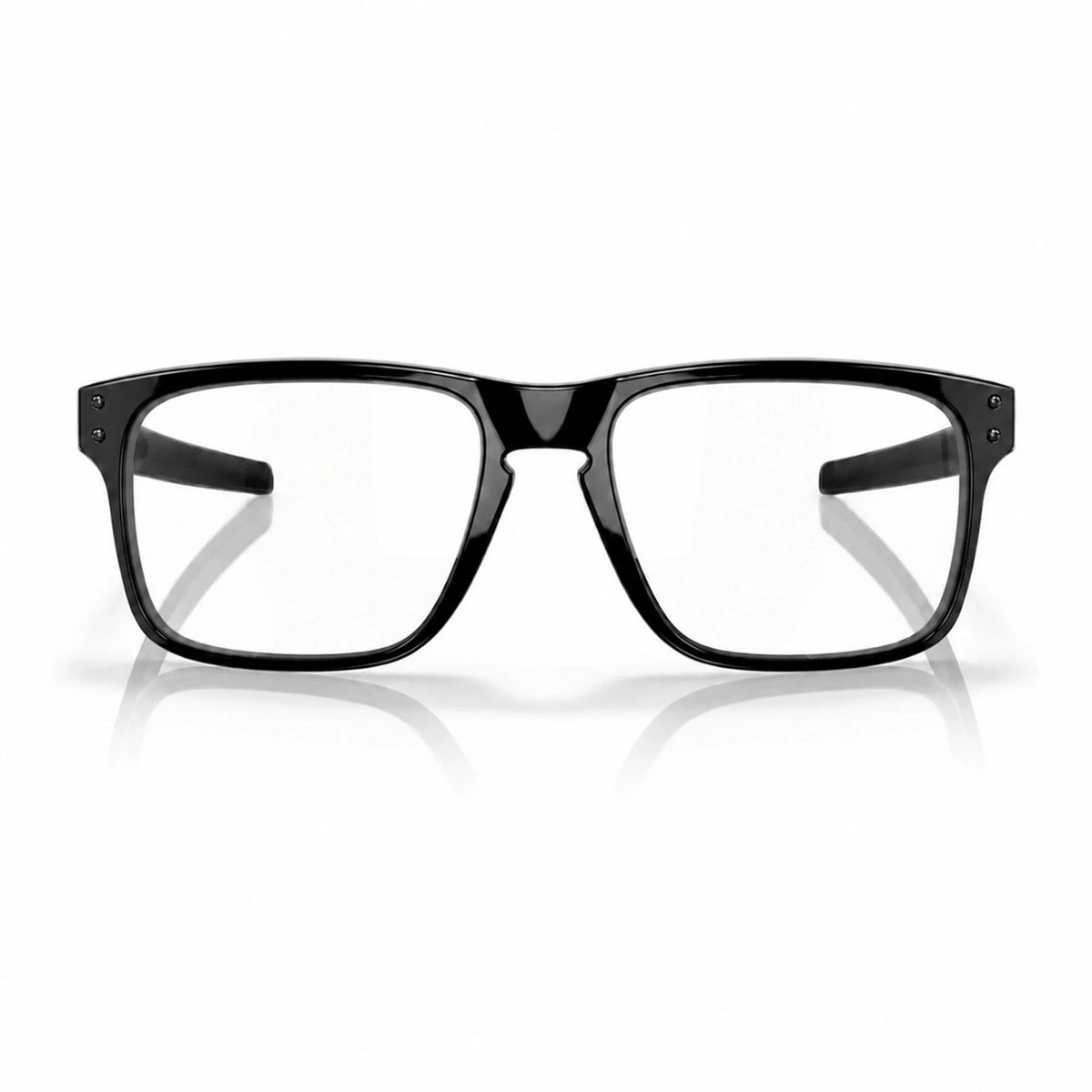 Oakley Holbrook Mix OO9384 with Crystal Clear lenses — front view | ReFramed