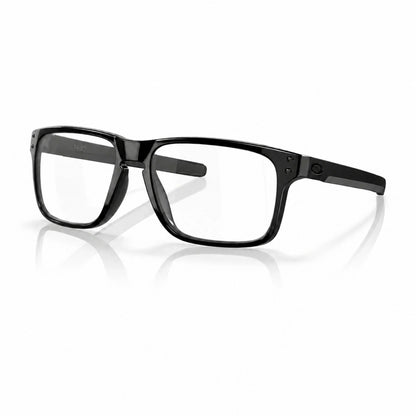 Oakley Holbrook Mix OO9384 with Crystal Clear lenses — side view | ReFramed