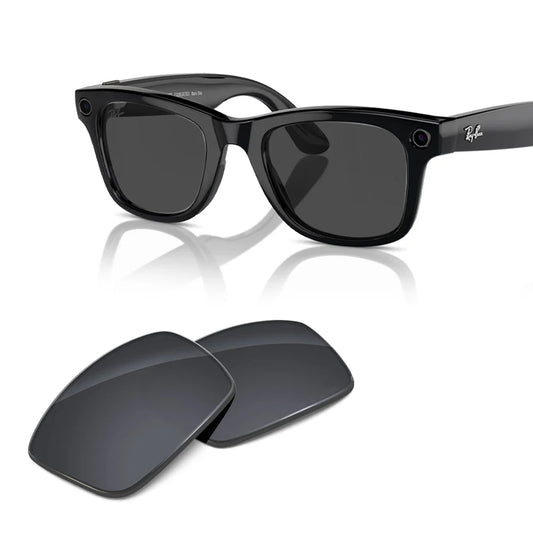 Ray-Ban Meta Wayfarer RW4006 50mm — Gray frame with lens pair | ReFramed