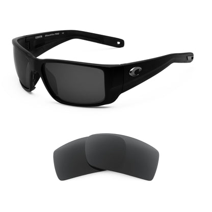 Costa Blackfin Pro replacement lenses — precision-cut polarized sunglass lenses, 100% UV | ReFramed