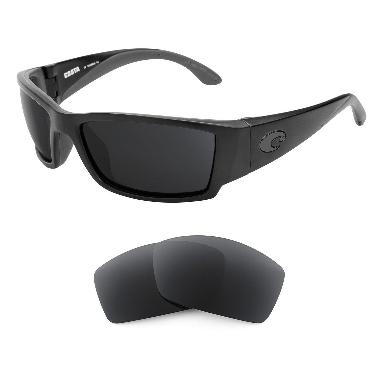 Costa Corbina replacement lenses — precision-cut polarized sunglass lenses, 100% UV | ReFramed
