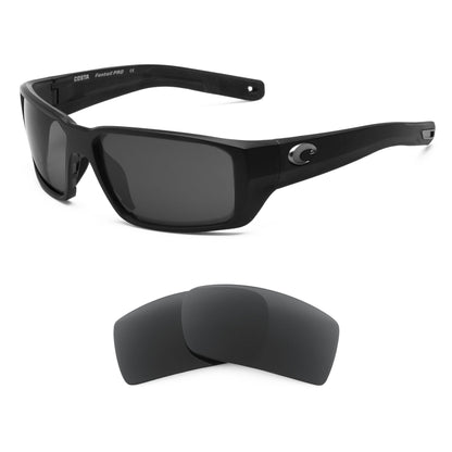 Costa Fantail Pro replacement lenses — precision-cut polarized sunglass lenses, 100% UV | ReFramed