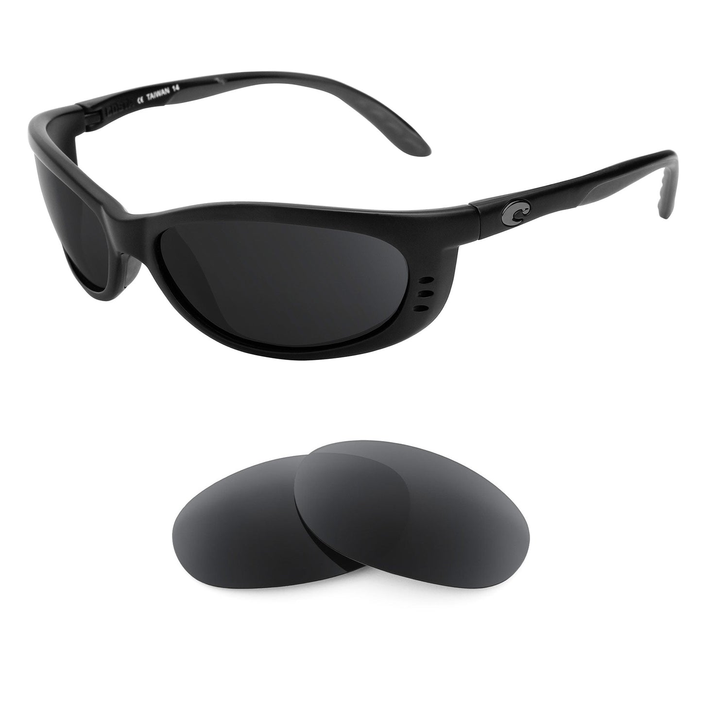 Costa Fathom replacement lenses — precision-cut polarized sunglass lenses, 100% UV | ReFramed