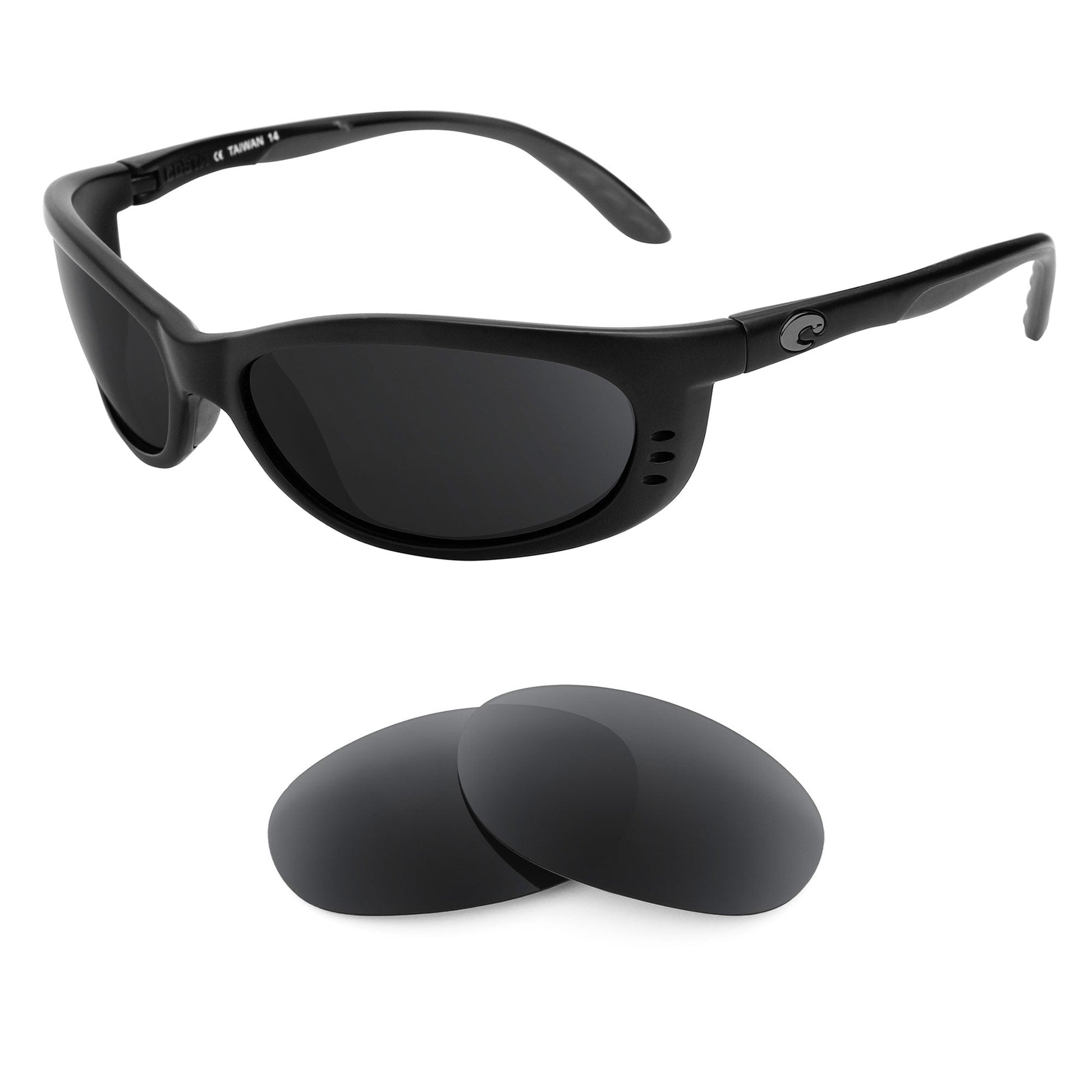 Costa Fathom replacement lenses — precision-cut polarized sunglass lenses, 100% UV | ReFramed