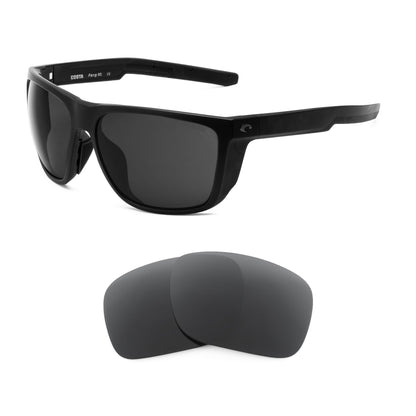 Costa Ferg XL replacement lenses — precision-cut polarized sunglass lenses, 100% UV | ReFramed